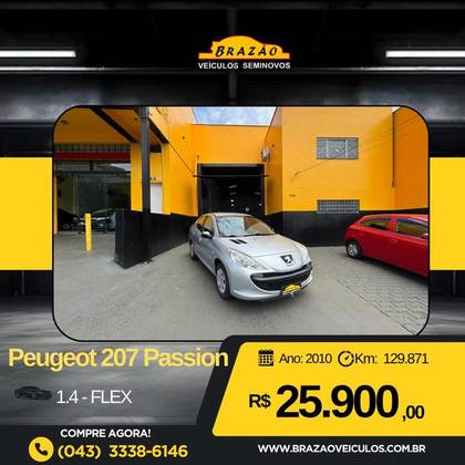 PEUGEOT 207 1.4 XR PASSION 8V FLEX 4P MANUAL